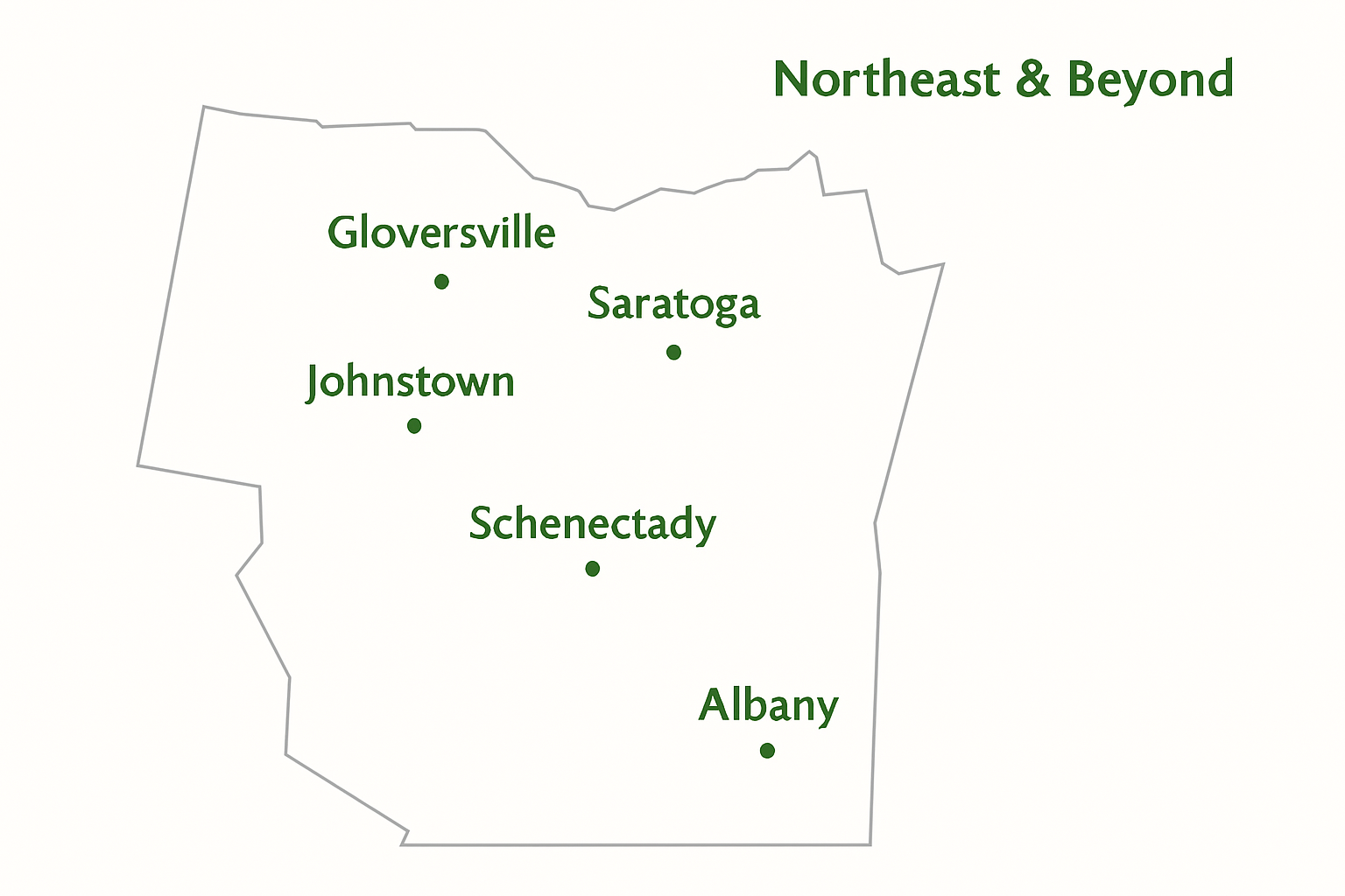 Home horizontal map showi